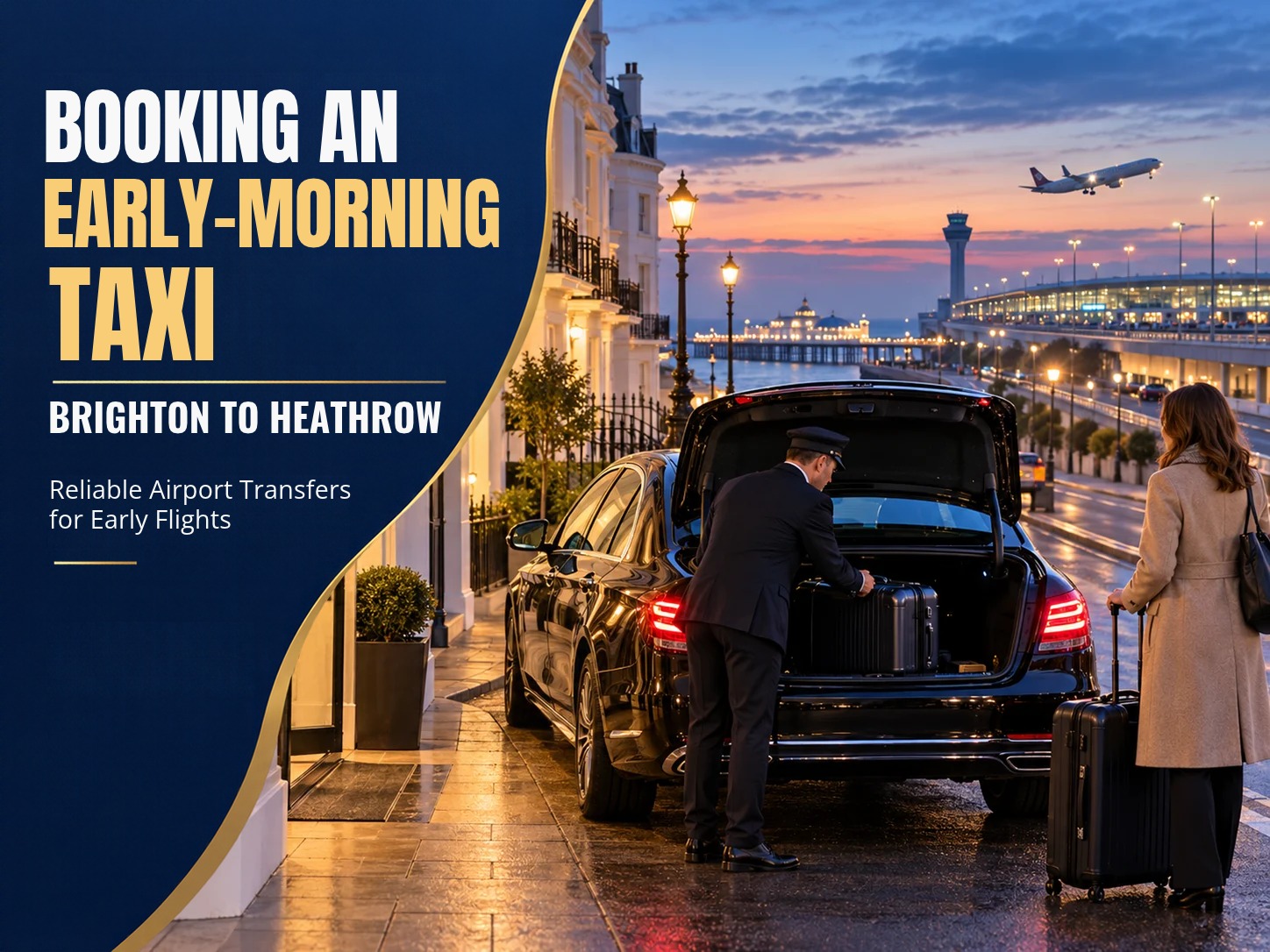 Booking an Early-Morning Taxi: Brighton to Heathrow Taxi Services for Stress-Free Flights